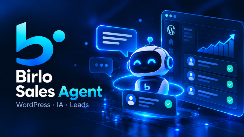 Birlo Sales Agent para WordPress